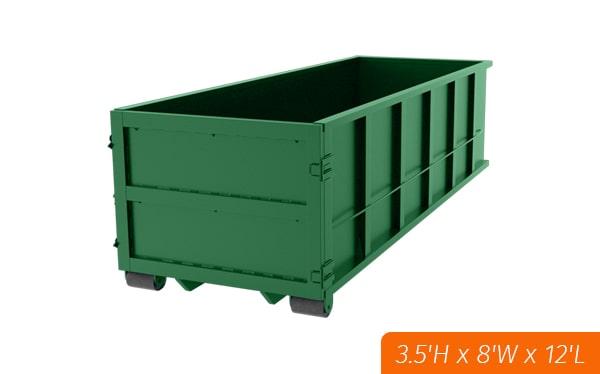 the weight capacity of a 10 yard dumpster typically ranges from 1 to 3 tons